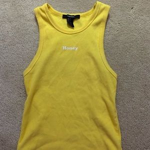 Forever 21 Yellow Honey tank top